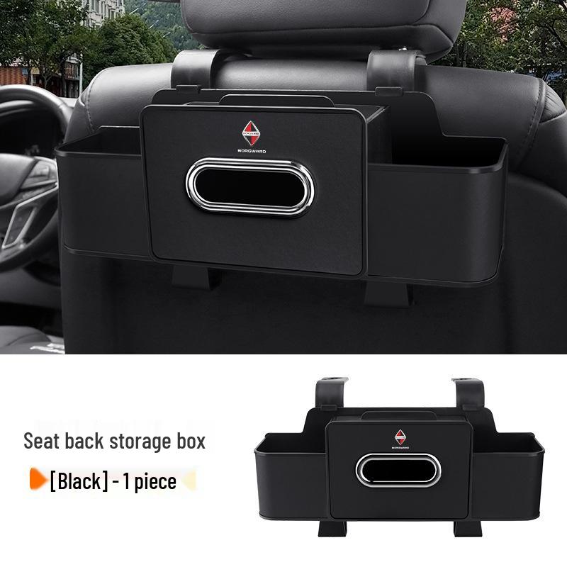 Borgward BX Car Seat Hanging Organizer: Tissue Box & Cup Holder