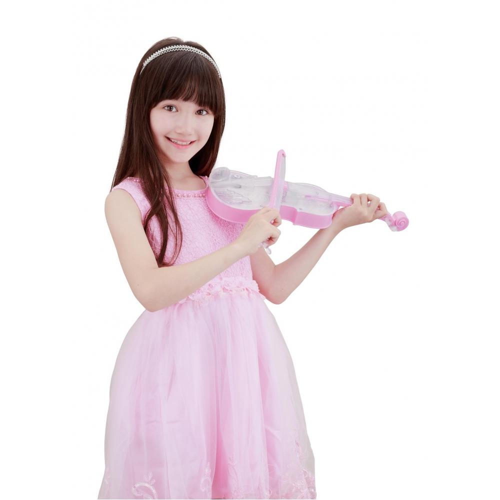 Dream Lesson Light & Orchestra Violin Pink (Target Age: 3 Years Old and Above)