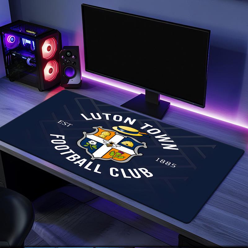Luton Town Crest Mouse Pad, Rubber Base, Mouse Pad for Gamers and Office Use, Gaming Desk , Easy To Clean Mat Christmas fan gifts