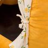 Cat Cave Plush Washable With Removable Pad Pumpkin Enclosed Cat Bed With Door Drape For Calming Sleeping Winter Kitten Small Dog