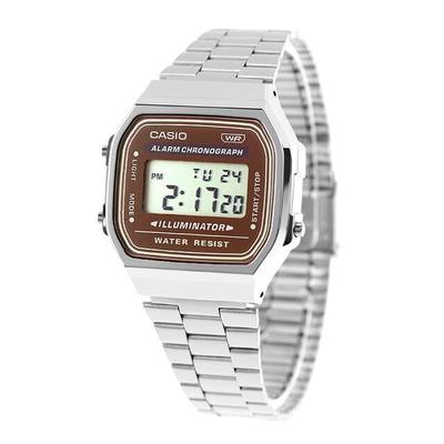 Vintage Digital Quartz Watch A168WA-5AY Parallel Import Silver