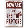 Cute Metal Chicken Coop Sign X Inch Raptor Warning Outdoor Farm Decor Yard Accessory Gift