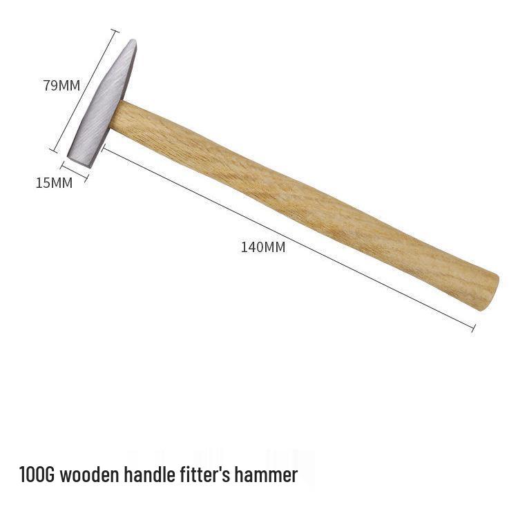 Wytrzymały Młotek Ośmiokątny z Kwadratową Głowicą i Drewnianą Rękojeścią do Prac Rozbiórkowych i Murarskich