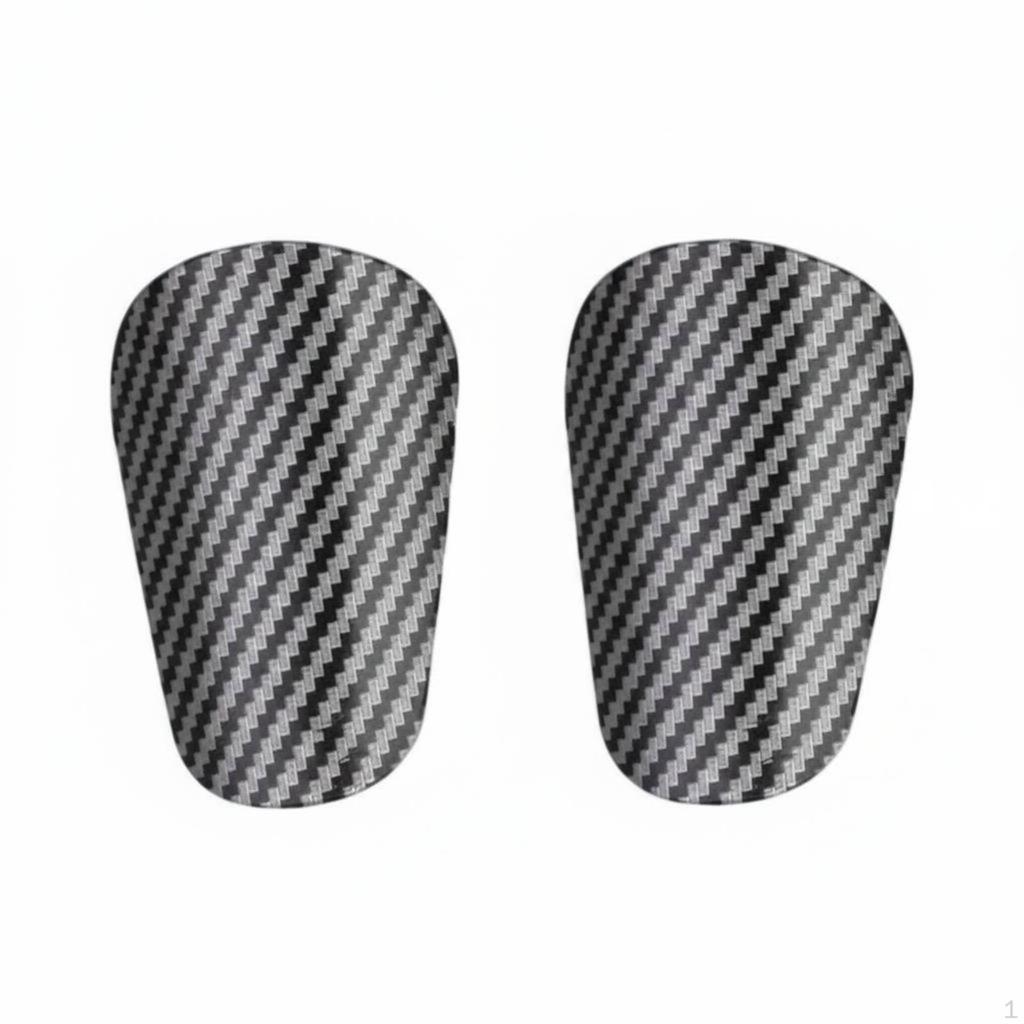 Soccer Shin Guards PP and EVA CarbonFiber Contoured Sports Protection Gear for Matches