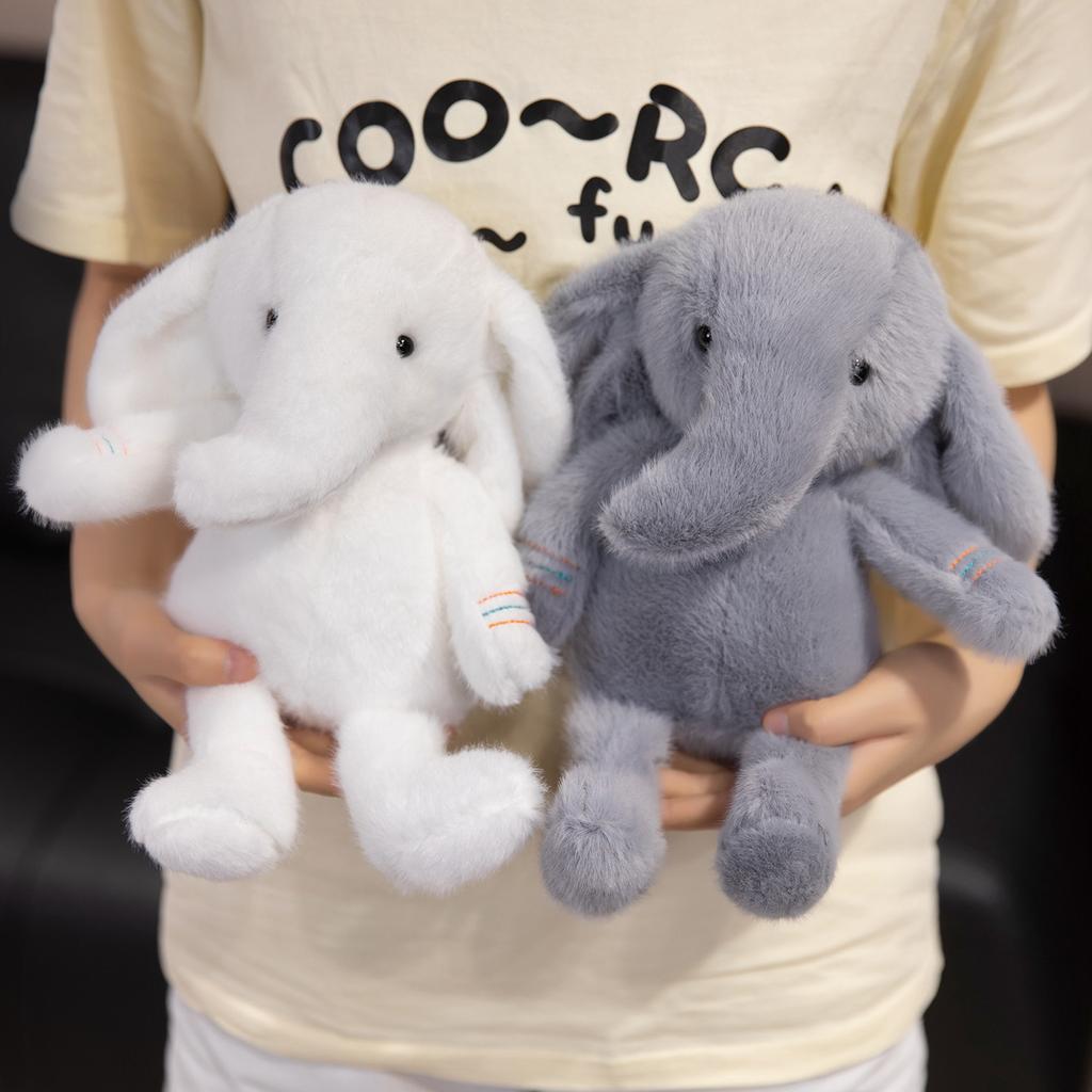 Cute Cute Baby Elephant Doll Plush Toy Elephant Doll Children Soothing Rag Doll Girl Birthday Gift