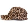 Trendy Unisex Leopard Print Baseball Cap, Stylish Round Top Hat for Outdoor Sun Protection Casual Lovers Ins Duckbill Cap