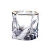 Iridescent Twisted Glass Tumbler Set