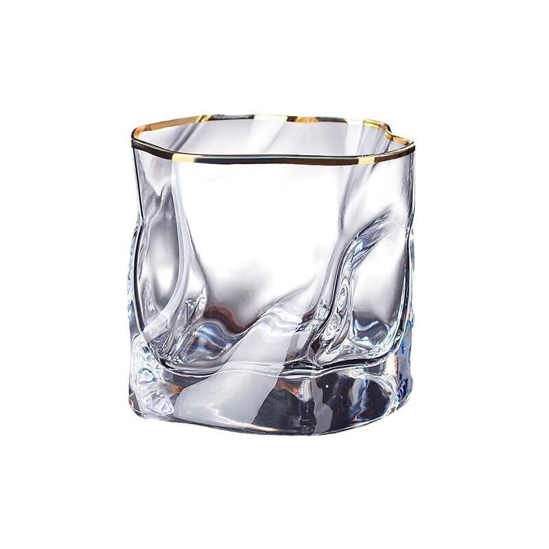 Iridescent Twisted Glass Tumbler Set
