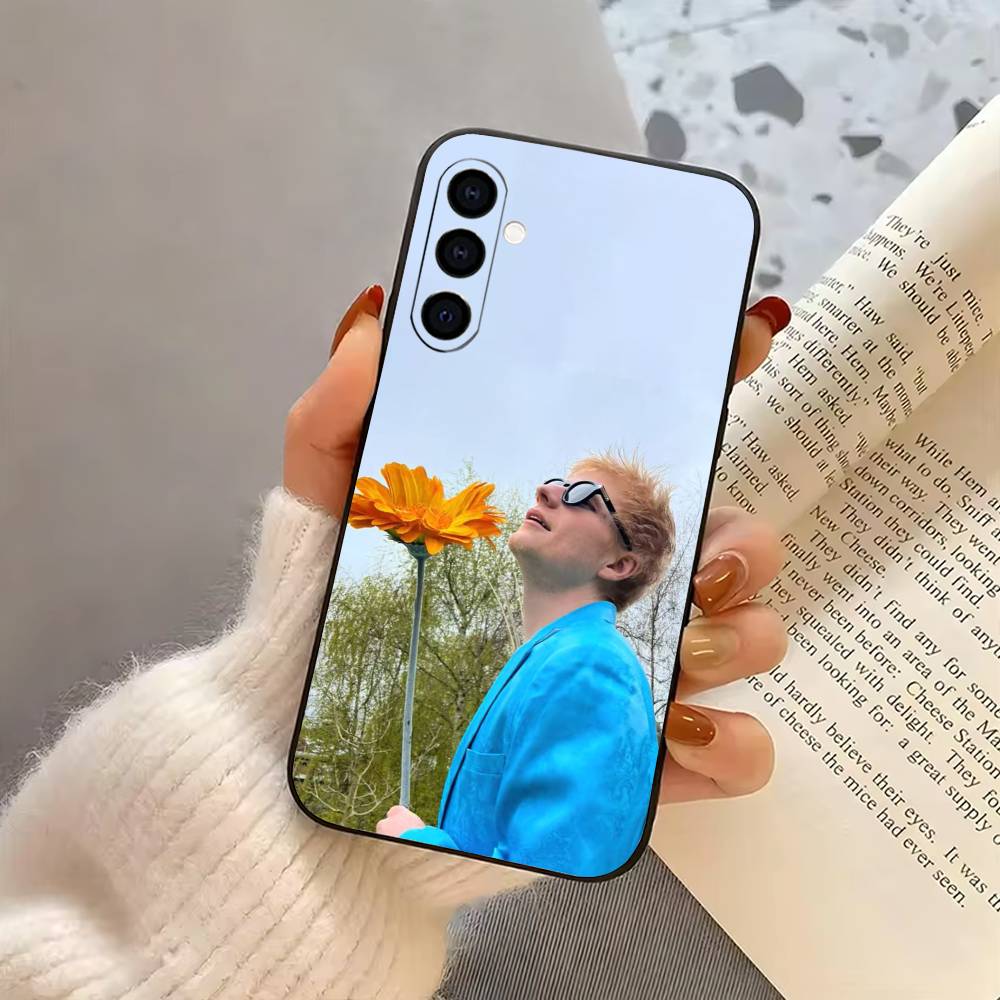 Singer E-Ed Sheeran-S Phone Case For Samsung Galaxy A73,A72,A71,A70,A53,A52,A51,Others Soft Black Cover
