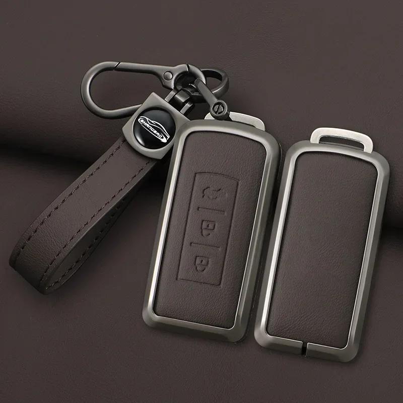 Alloy Style Fashion Car Key Case Cover Shell Fob for Mitsubishi Outlander Lancer Eclipse Mirage ASX LANCER 2/3button Key Chain