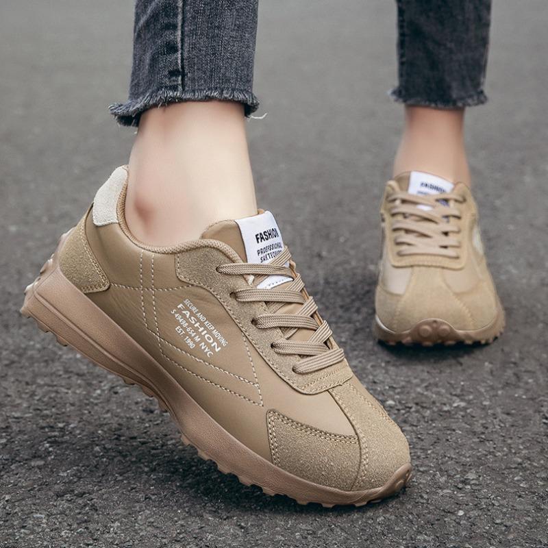Women's New Casual Versatile Leather Soft-soled Forrest Gump Shoes