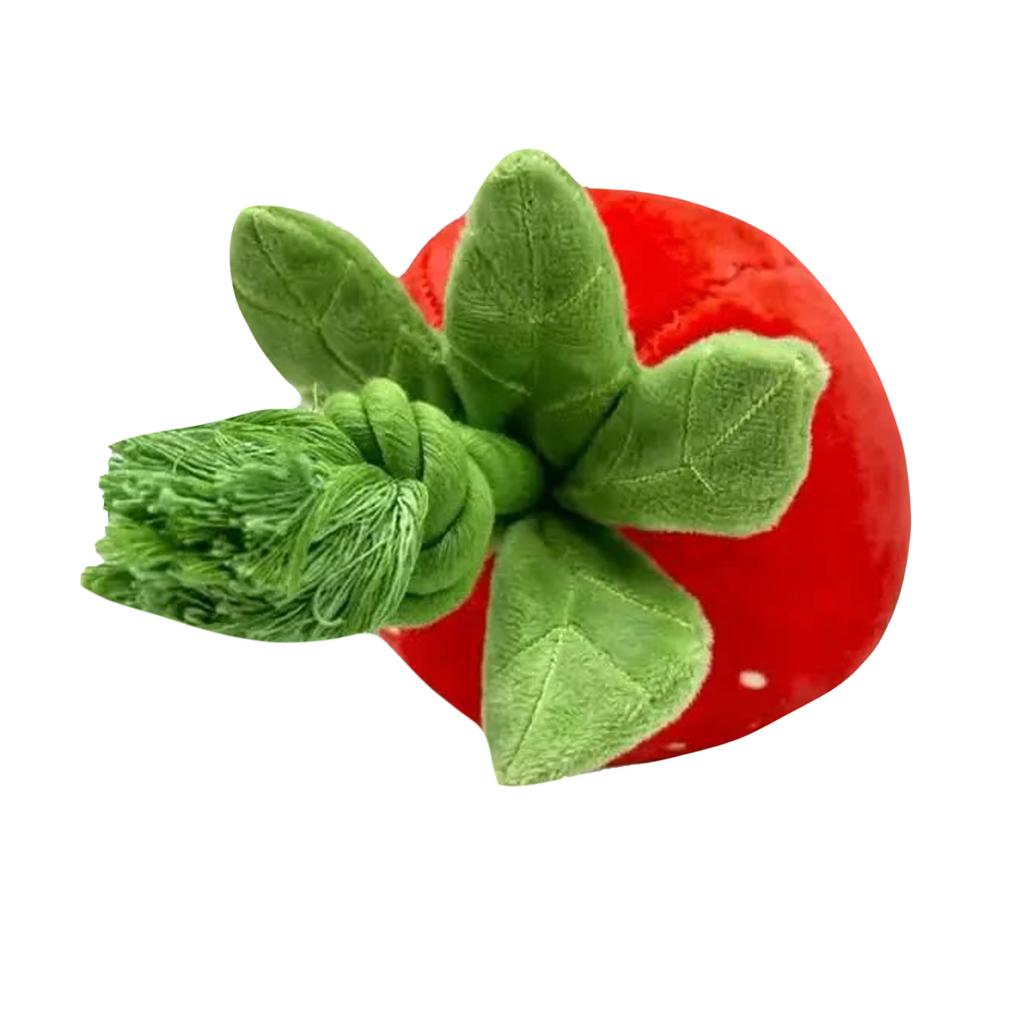 House of Paws Sjokoladedekket jordbær plysj hundeleke