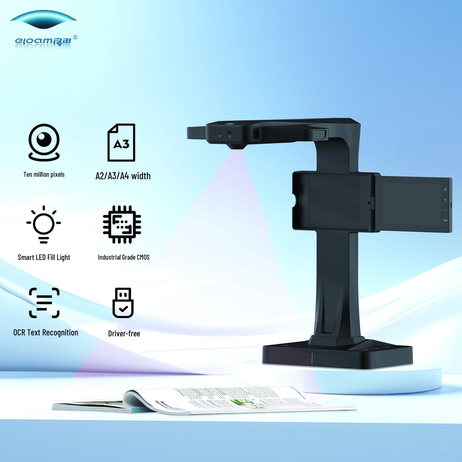 

Lingtian BS2000P High-Speed Document Scanner CN plug (adapter included)