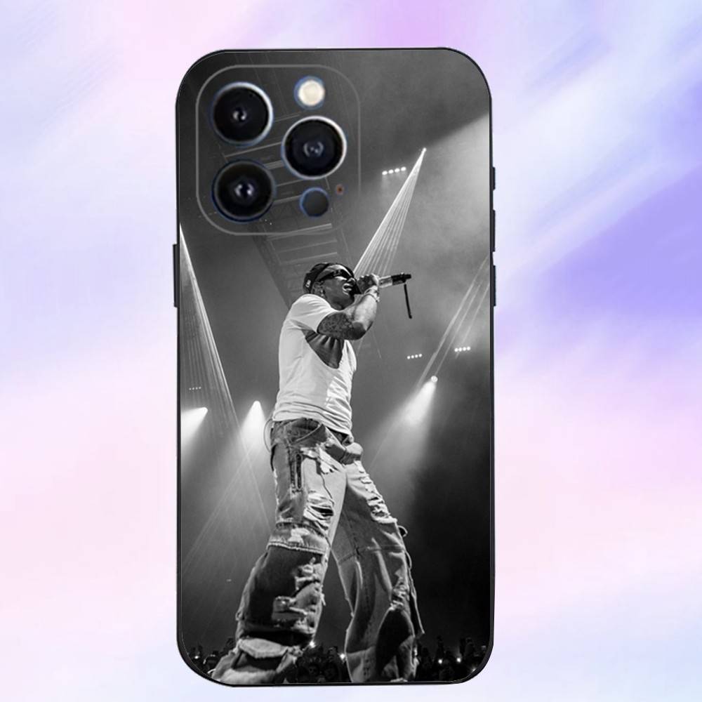 Rapper S-Sfera E-Ebbasta Handyhülle Für iPhone 16,15,14,13,12,11 Plus,Pro Max,XS,X,XR,SE,Mini,8,7,Weiches Silikon Schwarze Hülle