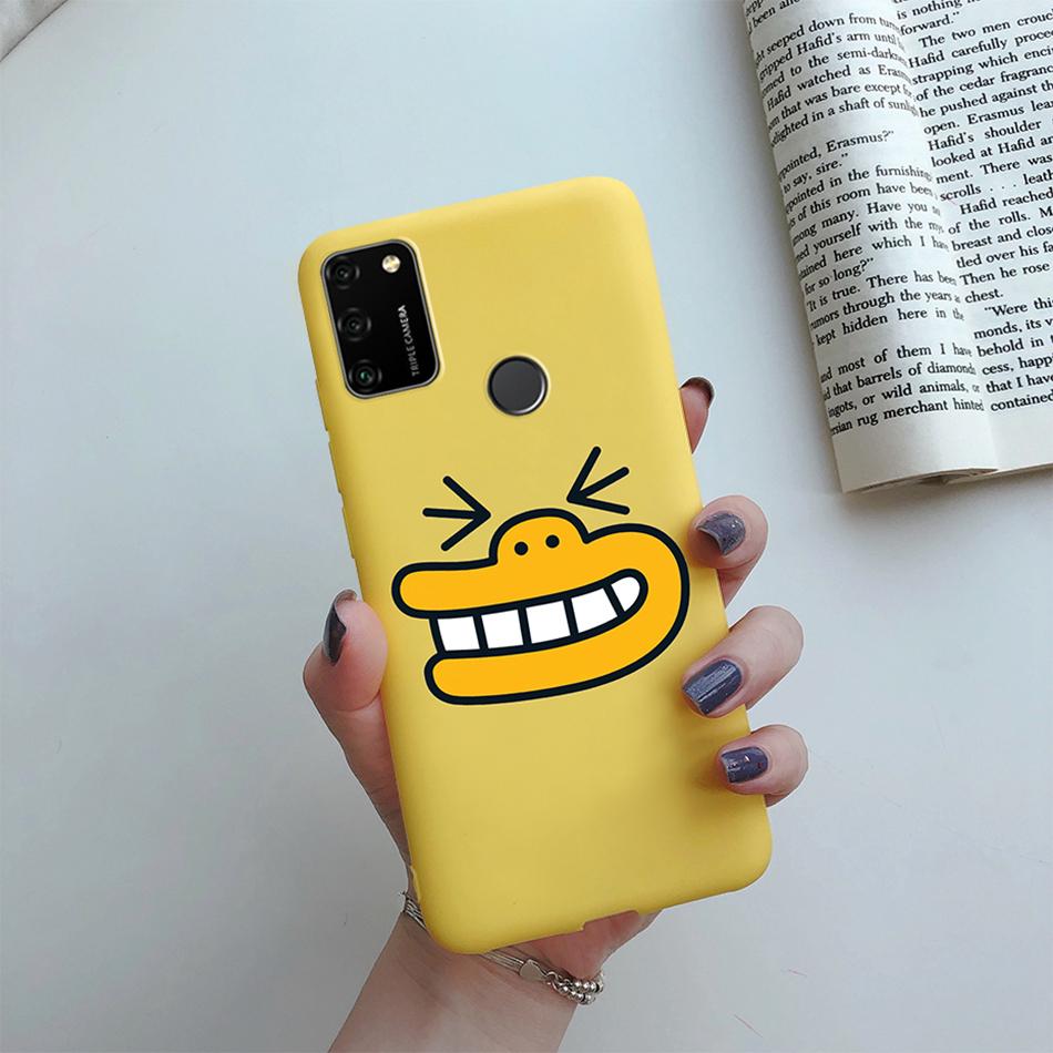 For Huawei Honor 9A Case 2020 Silicon Cover Soft Bumper Coque For Huawei Honor 9A Phone Cases MOA-LX9N Honor9A Love Heart Funda