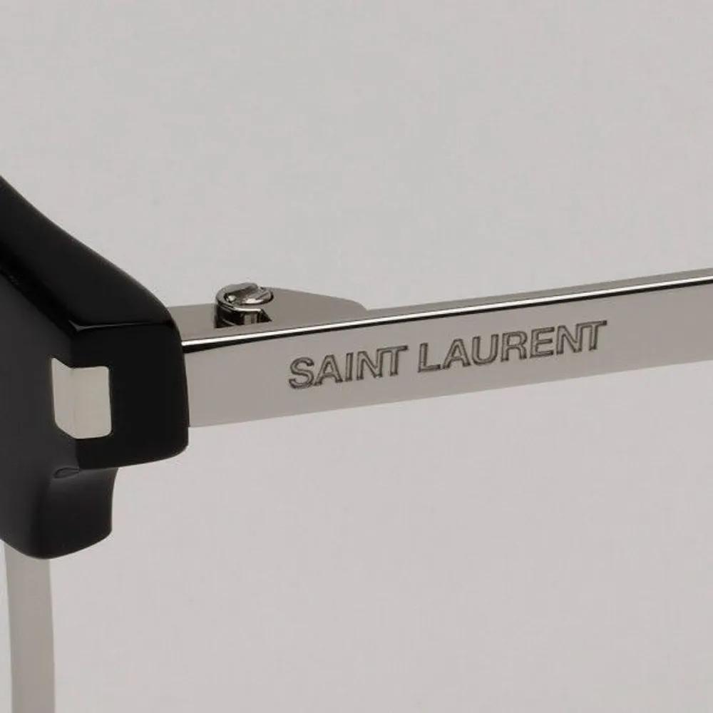 [Yves Saint Laurent] Eyeglass Frames SL649F 001 Cha Eun-woo Glasses Half-rimmed
