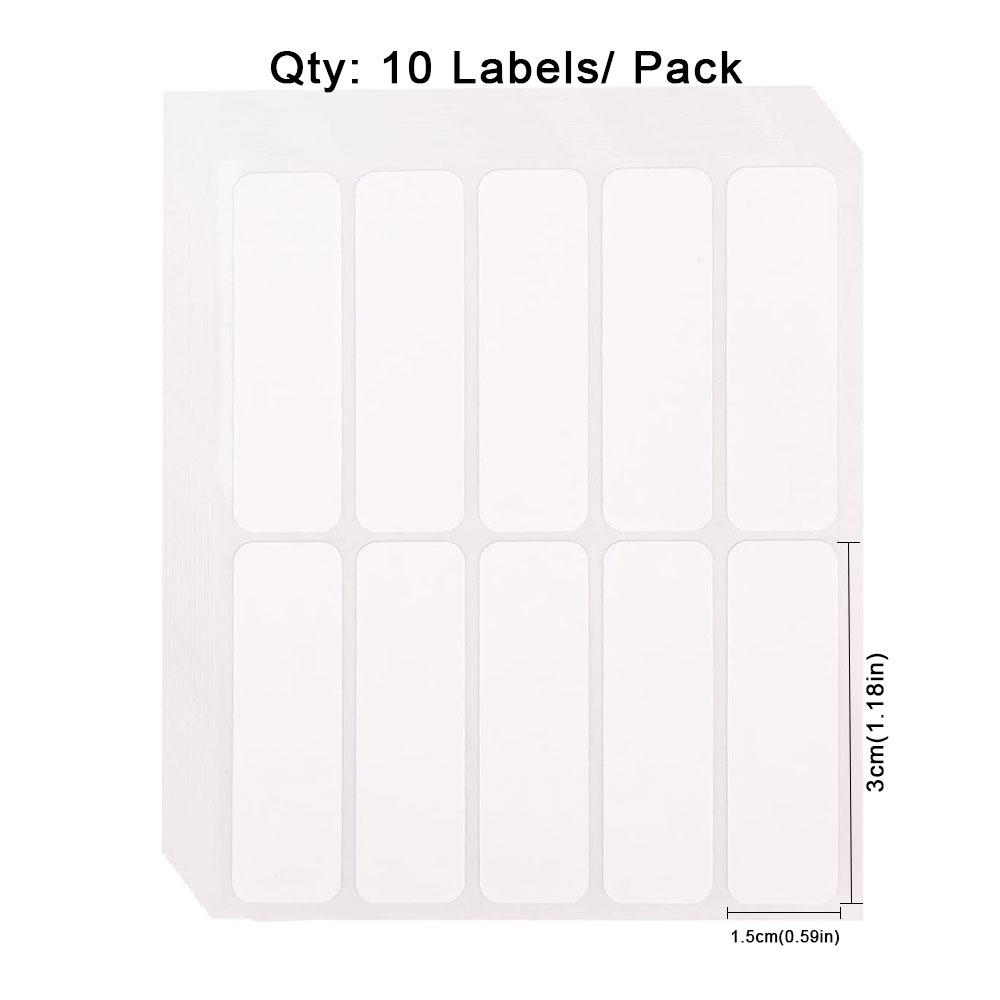 

8/10/50 Pcs No Iron Labels Writable Fabric Clothing Name Stick Washable Label For Kids Adults School Camp Home Daycare Nursing