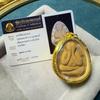 LP Khun 2522 Thailändisches Buddhistisches Neun-Gold-Pidta-Amulett mit Zertifizierung - Authentisch aus dem Originaltempel