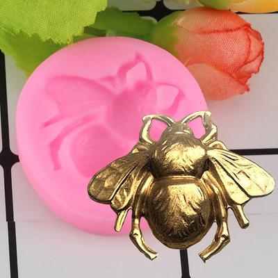 1 bucă matriță din silicon 3D pentru copt, design albine, silicon 3D, matriță din silicon pentru decorarea torturilor