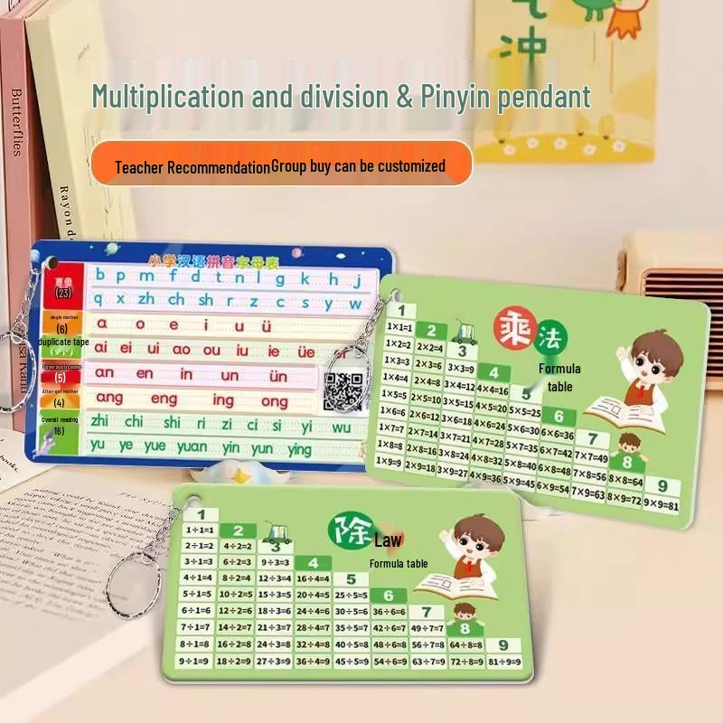 Newcomer Exclusive: Primary & Kindergarten Backpack with Personalized Pendant and Pinyin Cards, Free Shipping