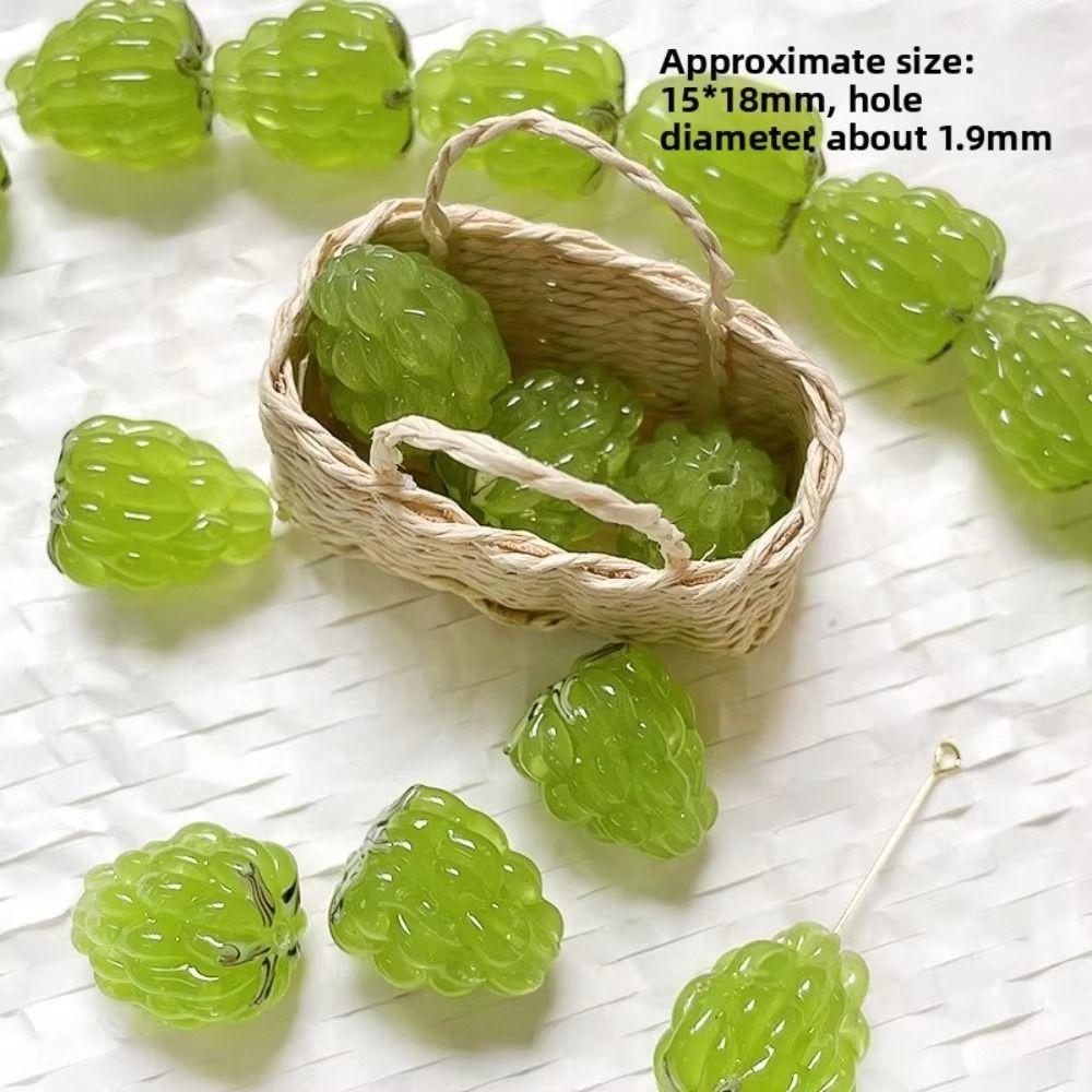Neue Kreative Perlenform Glasperlen Handgemacht Kreativ Modische Accessoires Interessantes Design Glasmaterial Ananasperlen