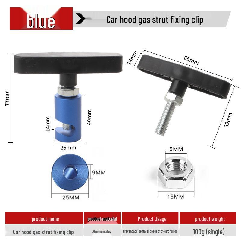 Colorful Anti-Slip Trunk Pneumatic Rod for Car Hood Support and Lifting