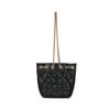 Tory Burch Metal Logo Chain Shoulder Strap Leather Bucket Bag Crossbody Shoulder Bag Women Bags Black 163517-001