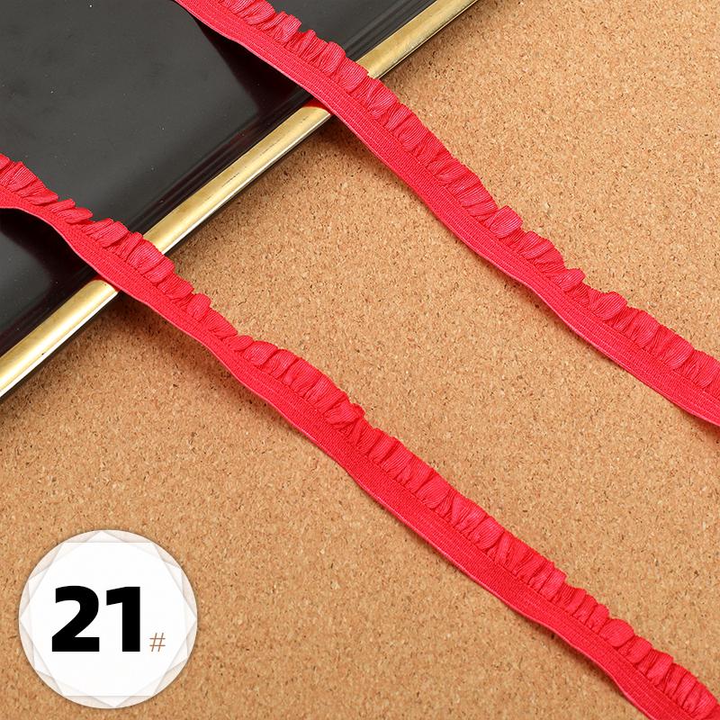 5m Elastic Lace DIY Clothing Neckline Cuff Cloth Strips Clothes Hem Decorative Trim Ribbons Party Dress Decoration Sewing Fabric