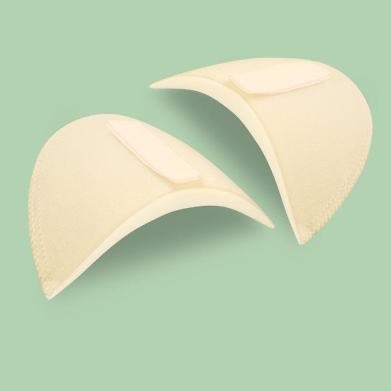 Cushioned Shoulder Inserts for Clothing Structure, Contoured Garment Support with Touch-Close Closure, Set of 3