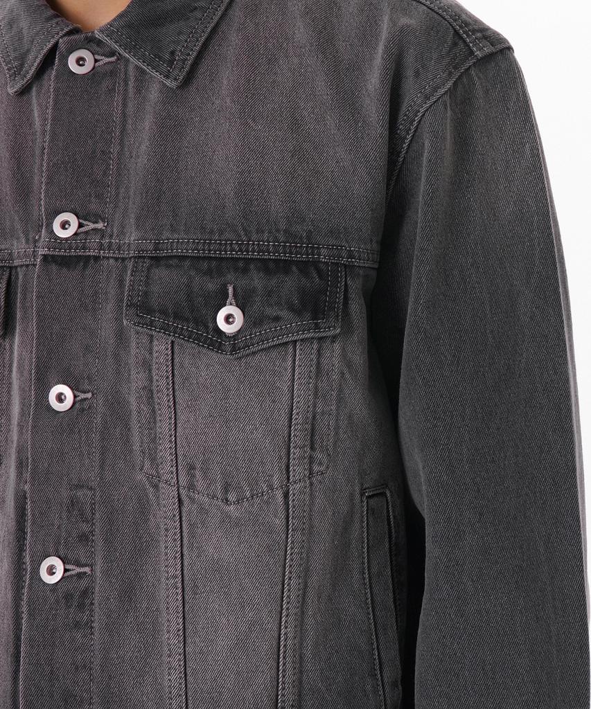 Musinsa Standard Relaxed Denim Trucker Jacket [Grey]