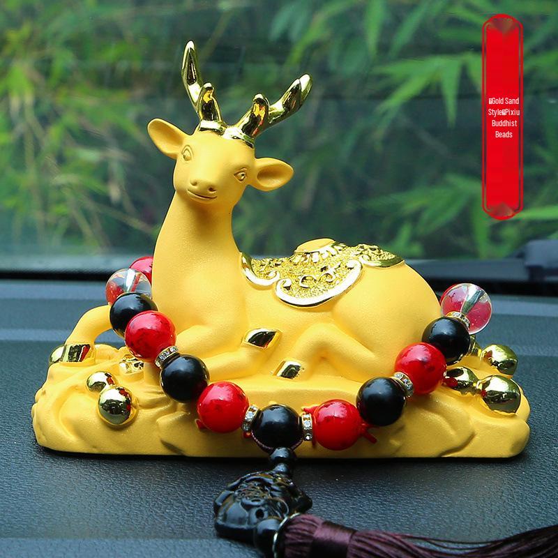 High-End Deer Car Ornament: Unisex Perfume for Center Console Decoration