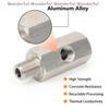 Oil Pressure Sensor Connector Feed Line Gauge Tee Adapter Oil Pressure Sensor Tee 1/8"NPT Female To M12 M10 M14 1/8NPT 1/4NPT
