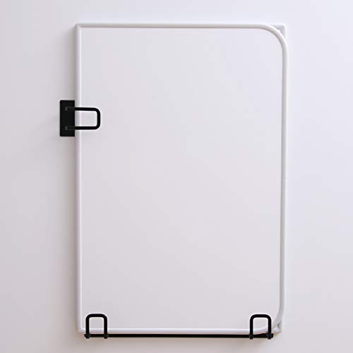 Yamazaki Tower Magnetic Bath Lid Holder (Combined, Black, 9890)