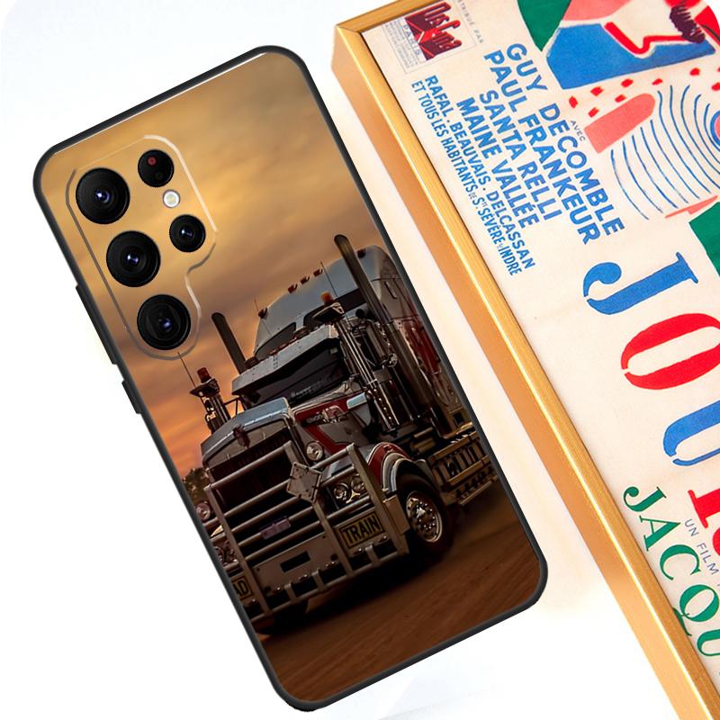 Truck Car Case For Samsung Galaxy S24 S23 S22 S21 Ultra Note 20 S20 FE S8 S9 S10 Note 10 Plus Cover