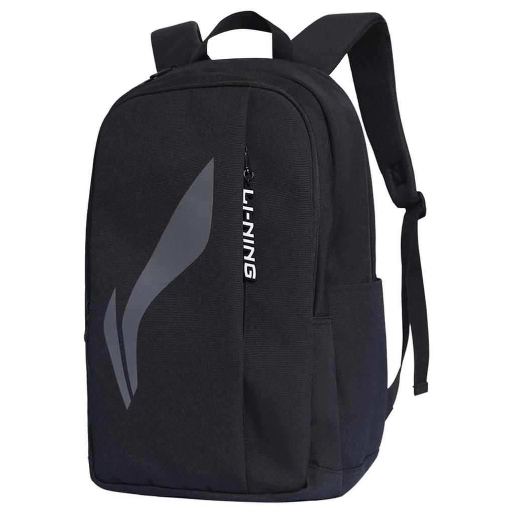 Li Ning Polyester Backpack Regular Unisex Black ABSU601-1