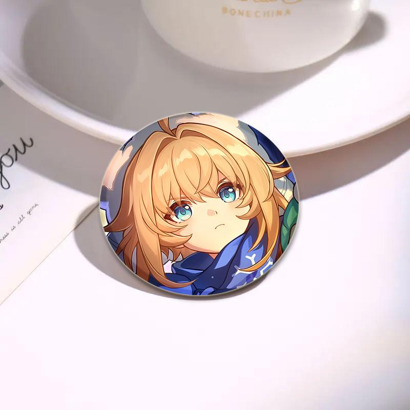 32/44/58mm Honkai Star Rail Brooch On Backpack  Asta Hook Kafka Arlan Cartoon Cosplay Badge Lapel Pins for Clothes Accessories Gift