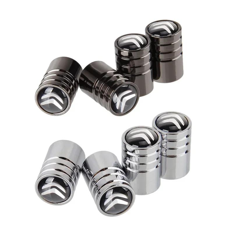 4Pcs Alloy Car Tyre Stem Air Caps Dust Proof for Citroen C4 Picasso C-ELYSEE Berlingo Xsara Sega Wheel Tire Styling Accessories