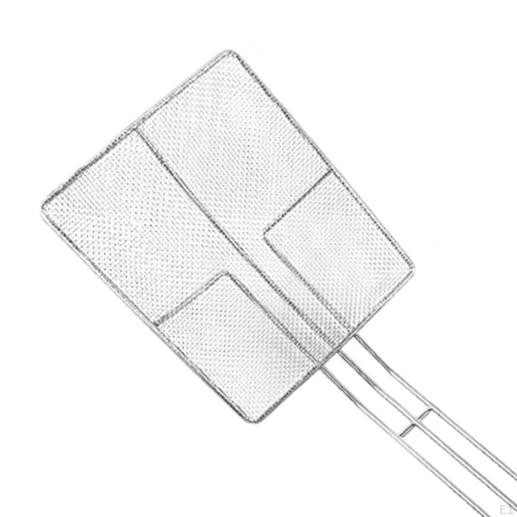 Oil Skimmer Cooking Utensil French Fries Separator Stainless Steel Strainer for Straining