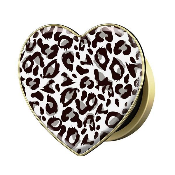 

Sharon6 cell phone heart grip talk, 1 piece, leopard