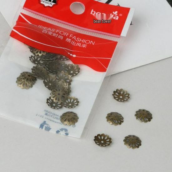 Handmade DIY Jewelry Materials: Stud Earrings, Bracelets, Necklaces, Spacer Beads, Flower Caps