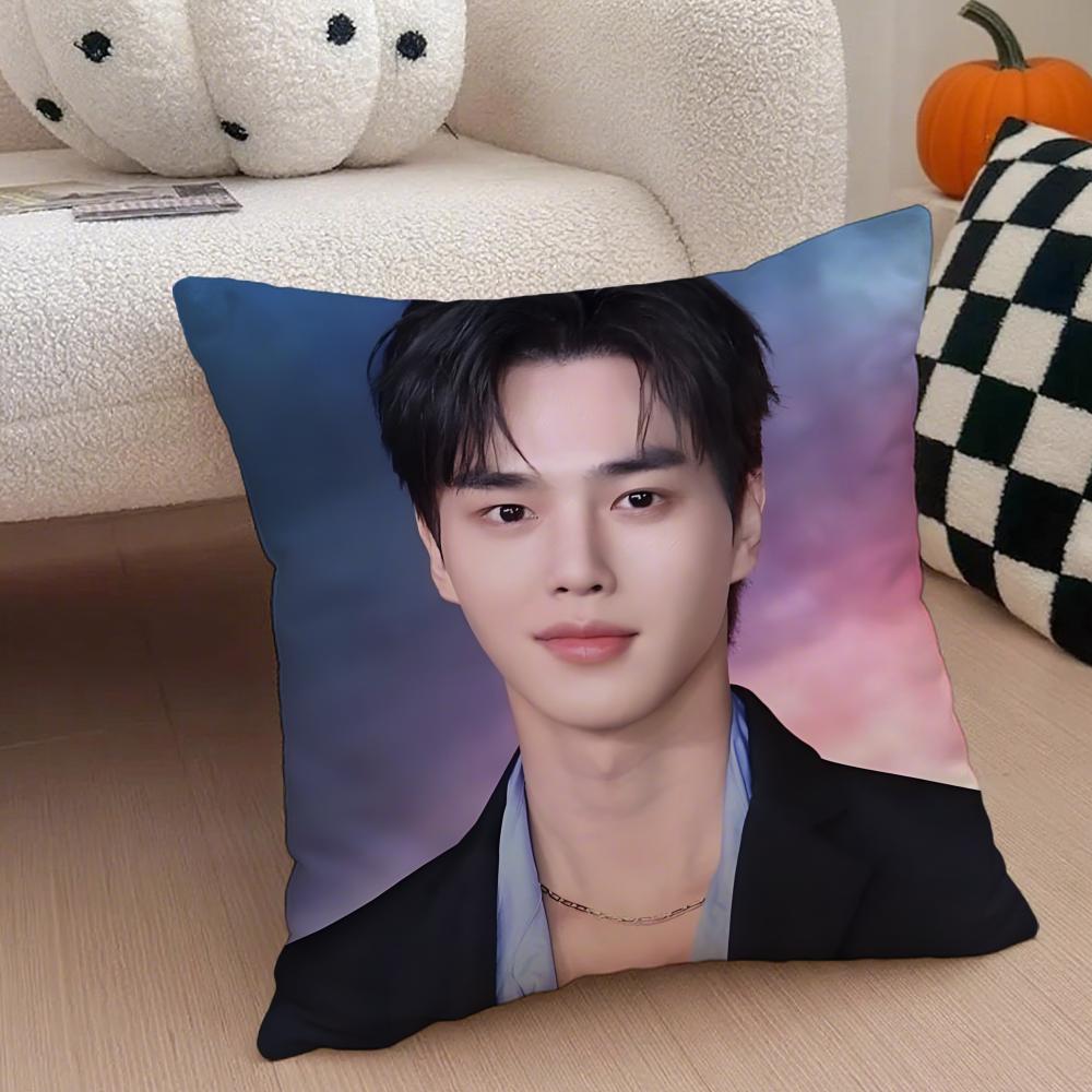 Handsome Charming Korean Actor SSong Kang Cushion Cover Throw Pillow Cover Hidden Button Durable Polyester Chair Cushion