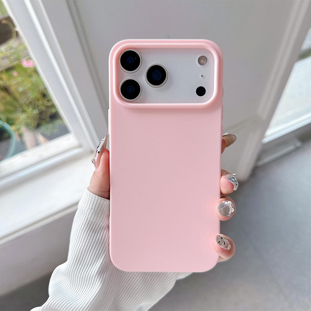Luxury Candy Color Case For iPhone 17 Air 16 15 14 13 Pro Max Plus 16e Matte Silicone Soft Ultra Thin Cover TPU Shell 17ProMax