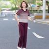 Women's 2026 Stylish Summer Sportswear Set: Casual T-Shirt & Shorts for Middle-Aged and Elderly