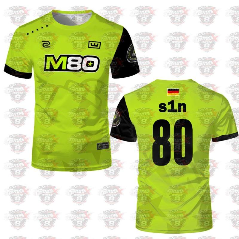 2026 New M80 Esports Team Jersey Cs2 Pro League Training Shirt | Unisex, Stylish, Breathable, Quick-drying T-shirt