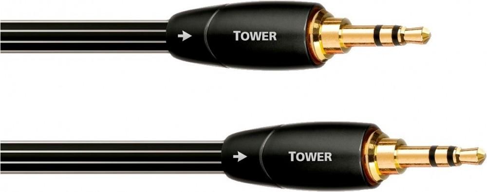Audioquest Tower JJ Cable 1 X 3.5 Mm JACK - 1 X 3.5 Mm JACK - 0.6 M, Audioquest