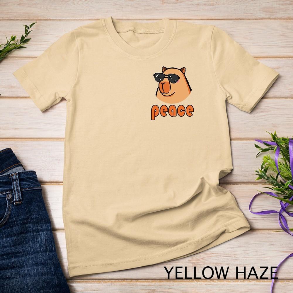 

Don t Worry Be Capy Peace Pocket Capybara Unisex T-shirt 4XL
