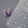 1pcs 5D Relief Colorful Star Nail Art Stickers Multi Macaron Mangxing Nail Decorations Self Adhesive Decals Accessories