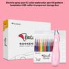Paint Electric Spray Pen Airbrush Set Children 12 Felt Pens 19 Stencils Drawing