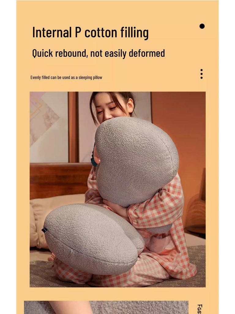 New Wave Plush Body Pillow for Side Sleepers - Long Pillow for Girls, Pregnant Women & Sofa Backrest