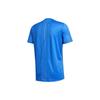 Adidas T-Shirts Men's Honor Blue Crew Neck Moderate Straight Fit GI4593